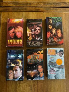 Christian End Times VHS Lot Left Behind Revelation Apocalypse 6 Movies
